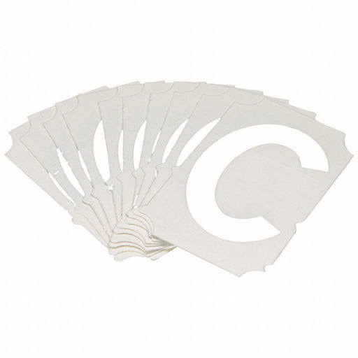 LetterLabel Polyester 2inH 1-5/8inW PK10