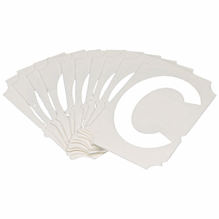 LetterLabel Polyester 2inH 1-5/8inW PK10