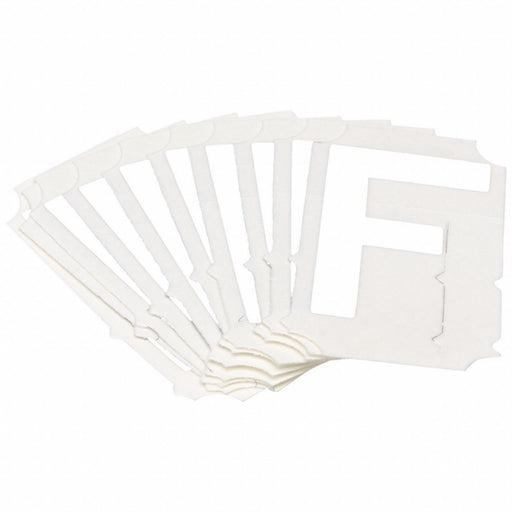 LetterLabel Polyester 2inH 1-1/2inW PK10