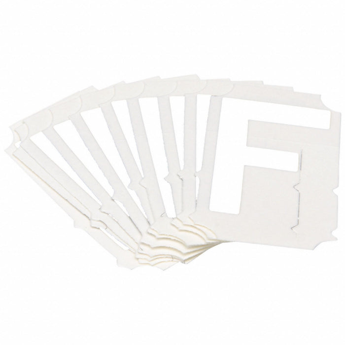 LetterLabel Polyester 2inH 1-1/2inW PK10