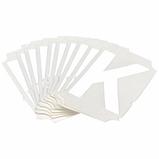 LetterLabel Polyester 2inH 1-5/8inW PK10