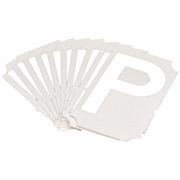 LetterLabel Polyester 2inH 1-5/8inW PK10