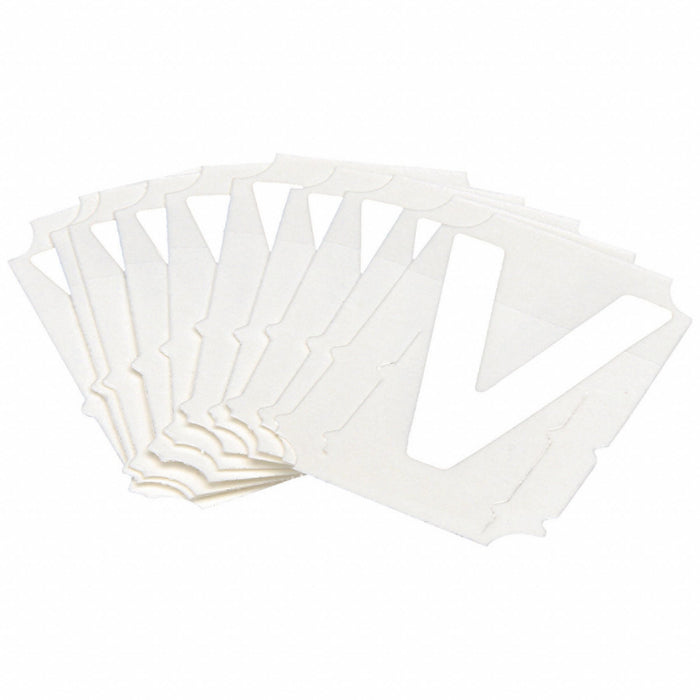 LetterLabel Polyester 2inH 1-3/4inW PK10