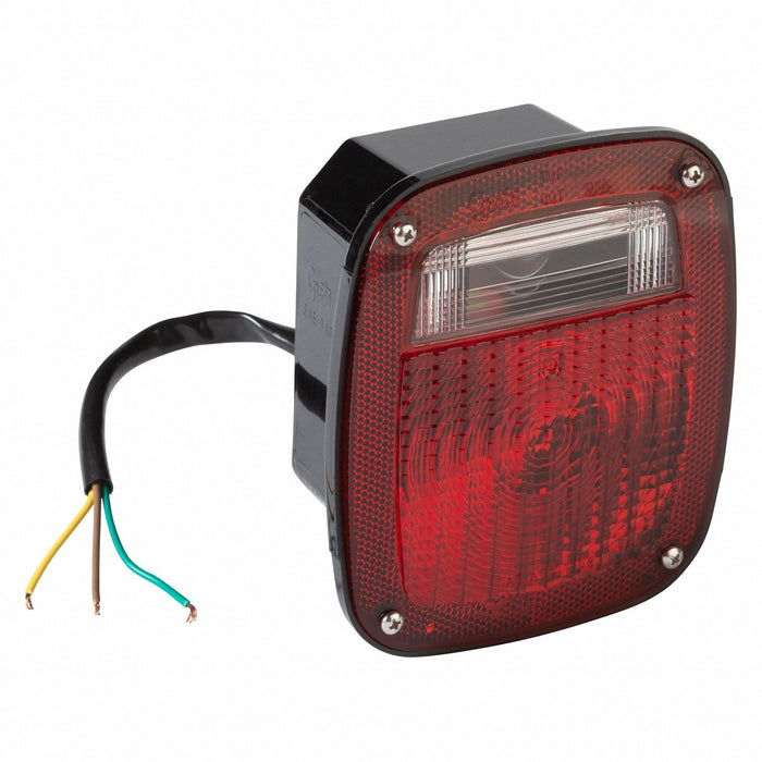 Stop/Turn/Tail Light Square Red 5-3/4 L