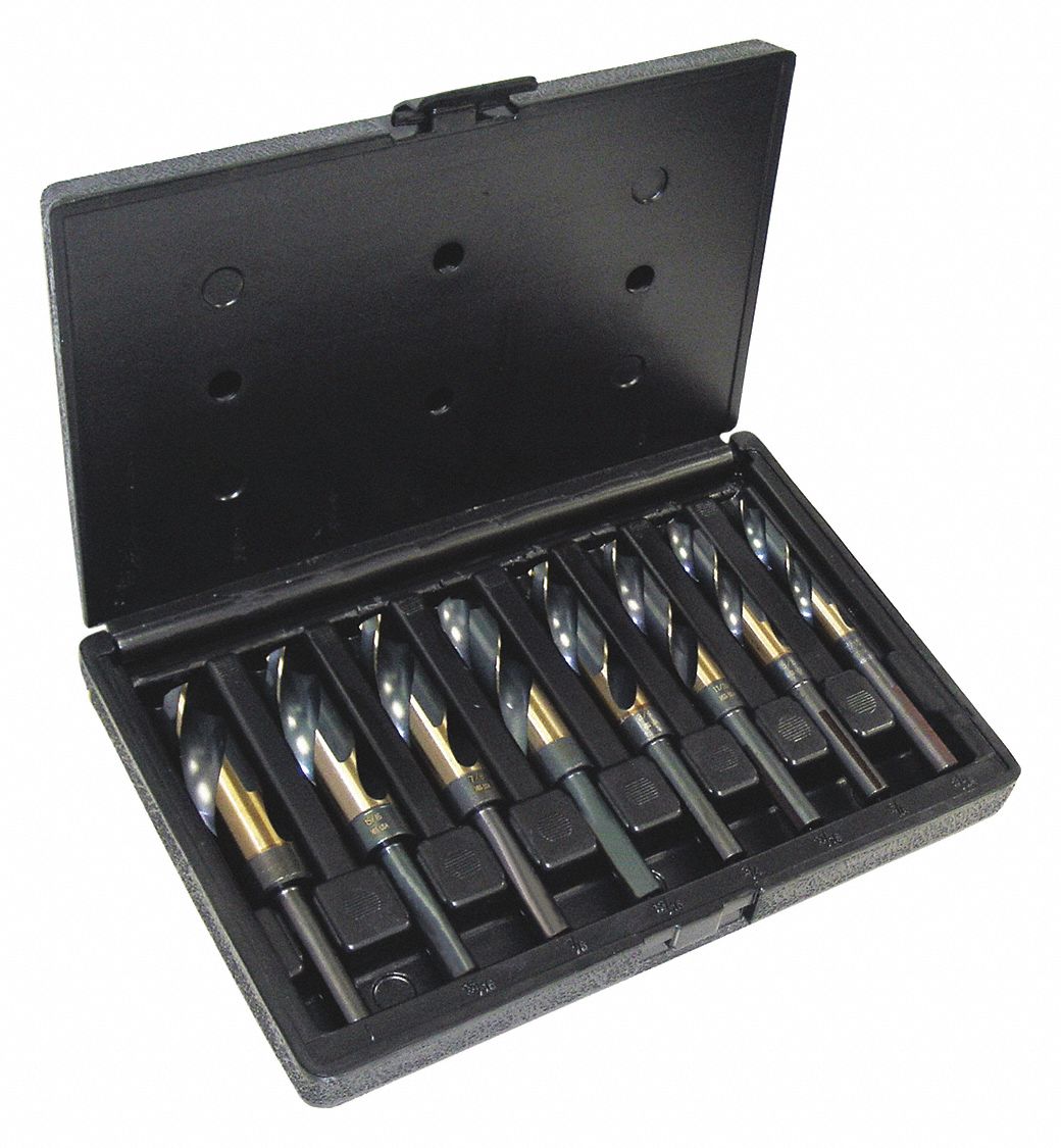 Reduced Shank Drill Set 8pc HSS