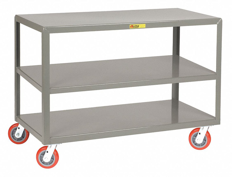 Mobile Tables 3-Shelf 3600 lb 24 x 36 