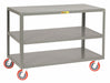 Mobile Tables 3-Shelf 3600 lb 24 x 36 