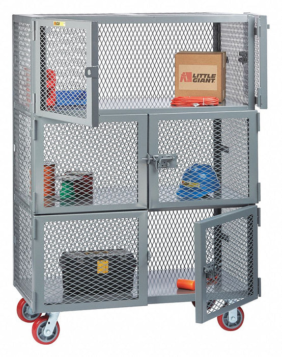 Mobile Storage Locker 3-Compartment