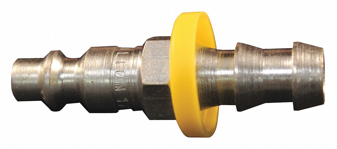 M Push-Lock Plug 3/8 Hose Barb PK10