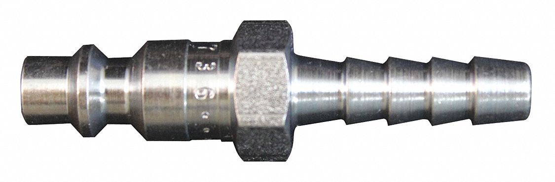 M Style Plug 1/4 Hose Barb PK10