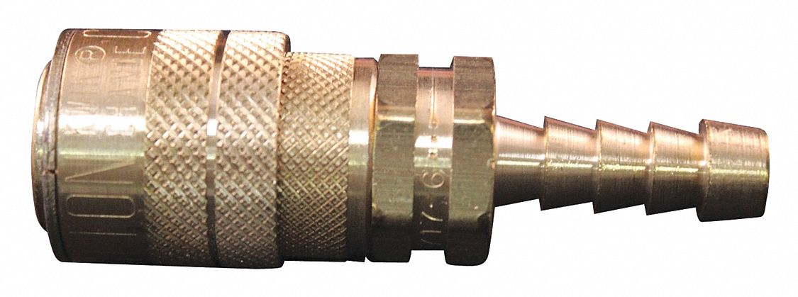 M Style Coupler 3/8 Hose Barb PK10