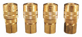 M Style Coupler 1/4 FNPT PK4