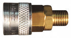 M Style Push Type Coupler 1/4 MNPT