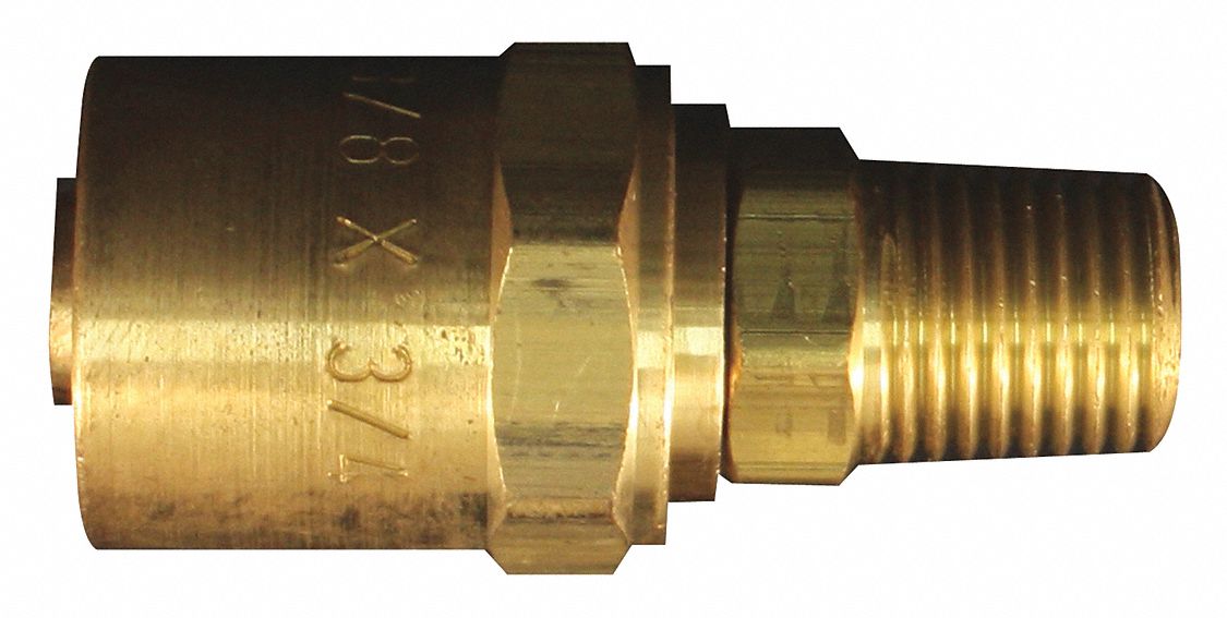 Reusable Hose End 1/4 MNPT 3/4 OD PK10