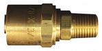Reusable Hose End 1/4 MNPT 3/4 OD PK10