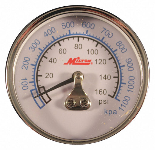 Mini Hi Pressure Gage 1/4 NPT 0-160PSI