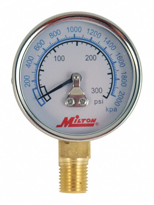 High Pressure Gage 1/4 NPT 0-300PSI