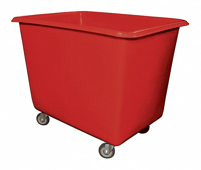 Cube Truck LDPE Red 24.8 cu ft.