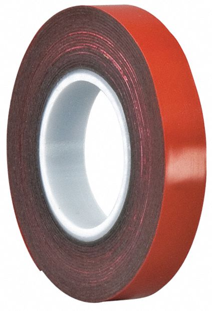 Foam Tape Black 5 yd L 1/2 in W
