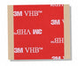Foam Tape Gray Square PK100