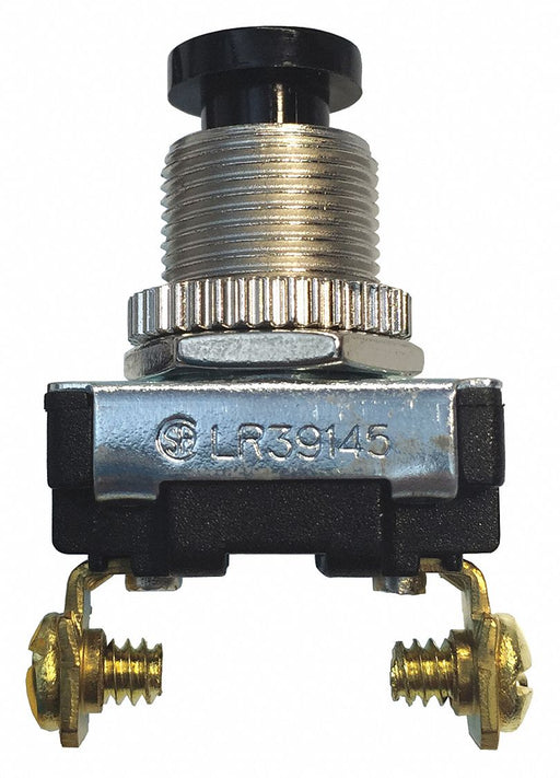 Switch Push On/Off SPST 6A 120VAC