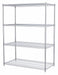 Wire Shelving Unit 24 x48 x63 4-Shelf