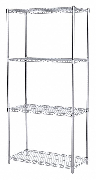 Wire Shelving Unit 18 x36 x74 4-Shelf