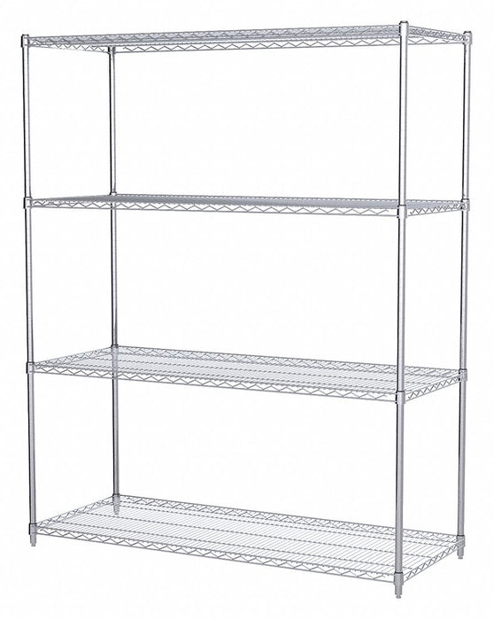 Wire Shelving Unit 24 x60 x74 4-Shelf