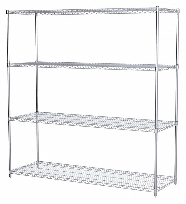 Wire Shelving Unit 24 x72 x74 4-Shelf