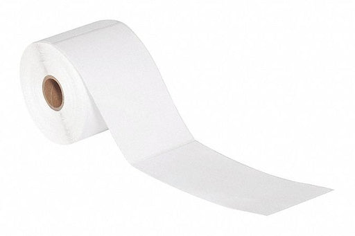 Pre-Cut Label Stock Roll White PK12
