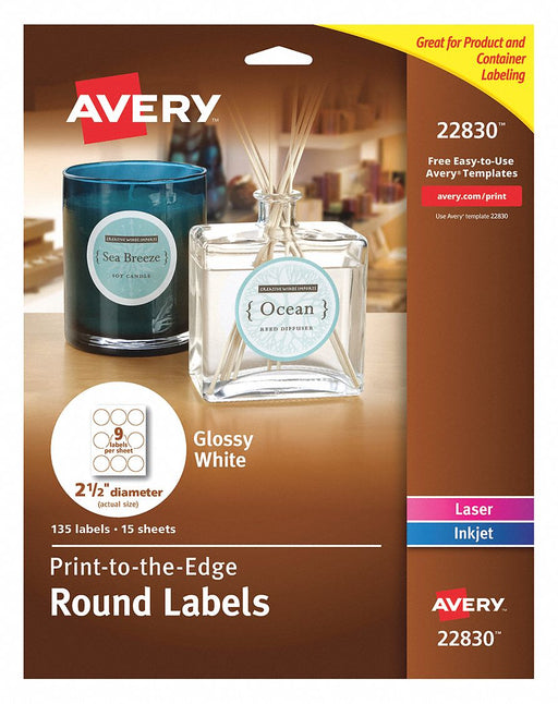 Precut Label Sheet White Paper PK90