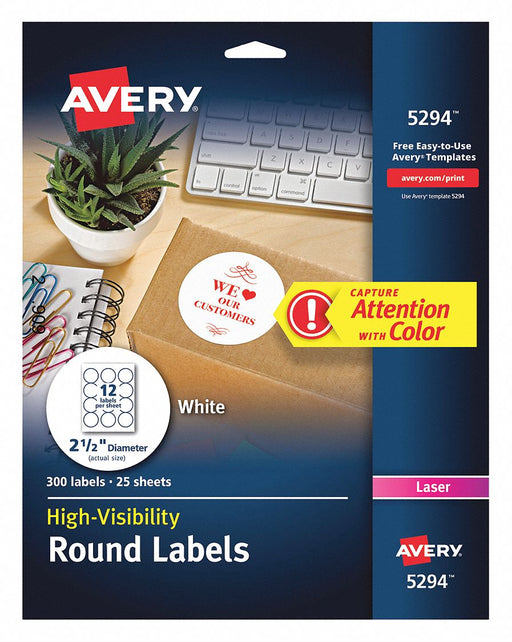 Precut Label Sheet White Paper PK300