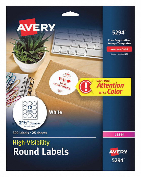 Precut Label Sheet White Paper PK300