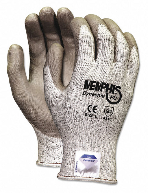 Polyurethane Gloves X-Large Gray PK2