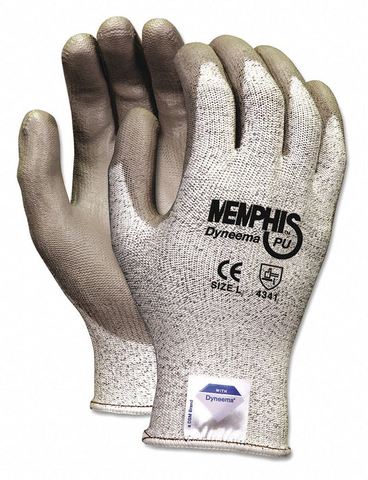 Polyurethane Gloves X-Large Gray PK2