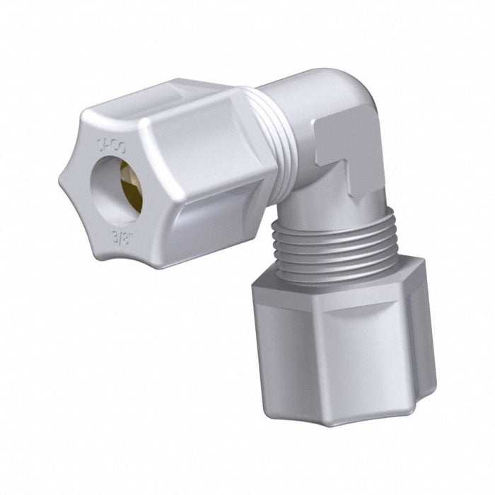 Union Compression Elbow White PK5