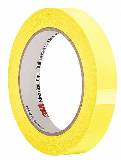 ElectricalTape Polyester Ylw 72ydL 1inW