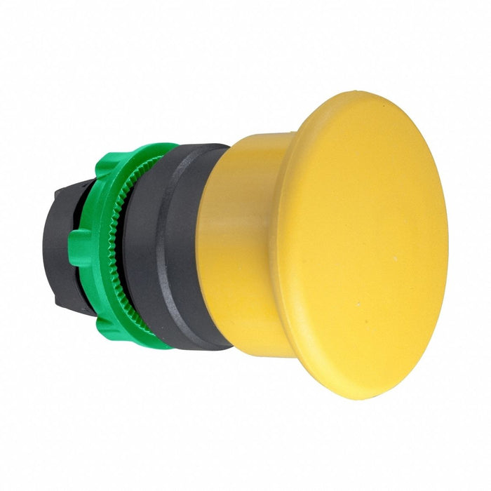 H6952 Mushroom Head Push Button Yellow 22mm