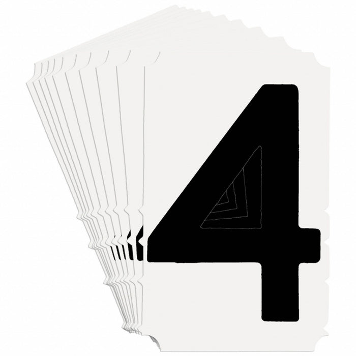 NumberLabel 3-3/4inH 2-1/2inW PK10