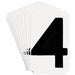 NumberLabel 3-3/4inH 2-1/2inW PK10