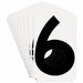 NumberLabel 3-3/4inH 2-1/4inW PK10