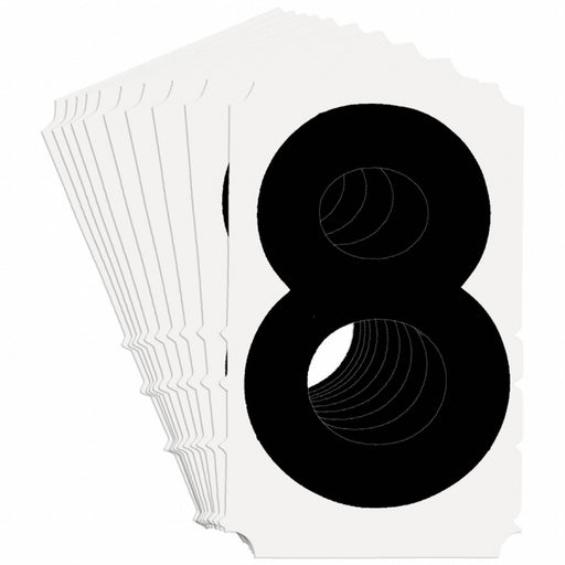 NumberLabel 3-3/4inH 2-1/4inW PK10