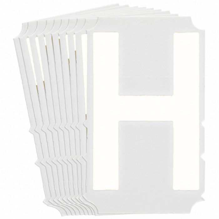 LetterLabel Polyester 3inH 2-1/4inW PK10