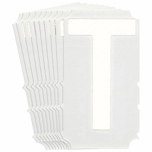 LetterLabel Polyester 3inH 2-1/8inW PK10