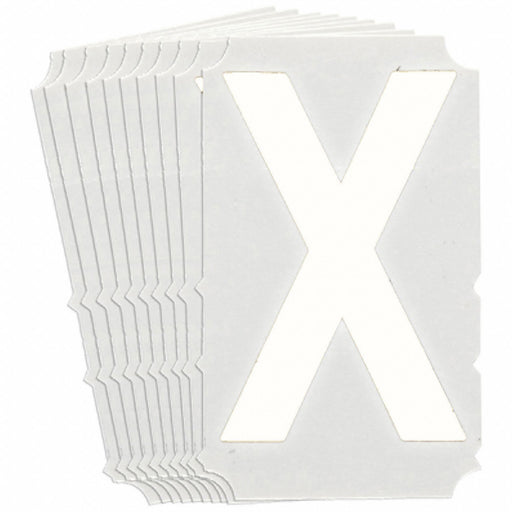 LetterLabel Polyester 3inH 2-1/4inW PK10