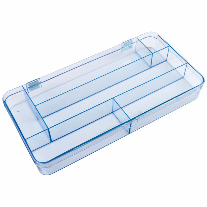CompartmentBox 12.25inW 6.25inL Clear