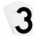 NumberLabel Polyester 4-3/4inH 3inW PK10