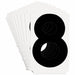 NumberLabel Polyester 4-3/4inH 3inW PK10