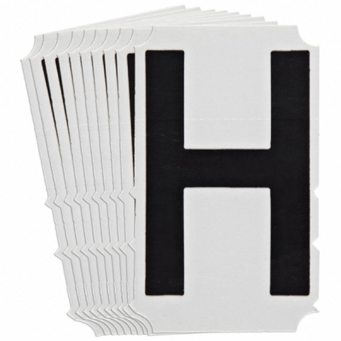 LetterLabel Polyester 4-3/4inH 3inW PK10
