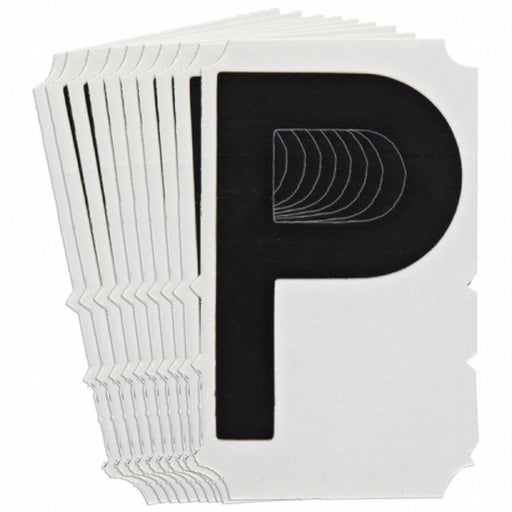 LetterLabel Polyester 4-3/4inH 3inW PK10